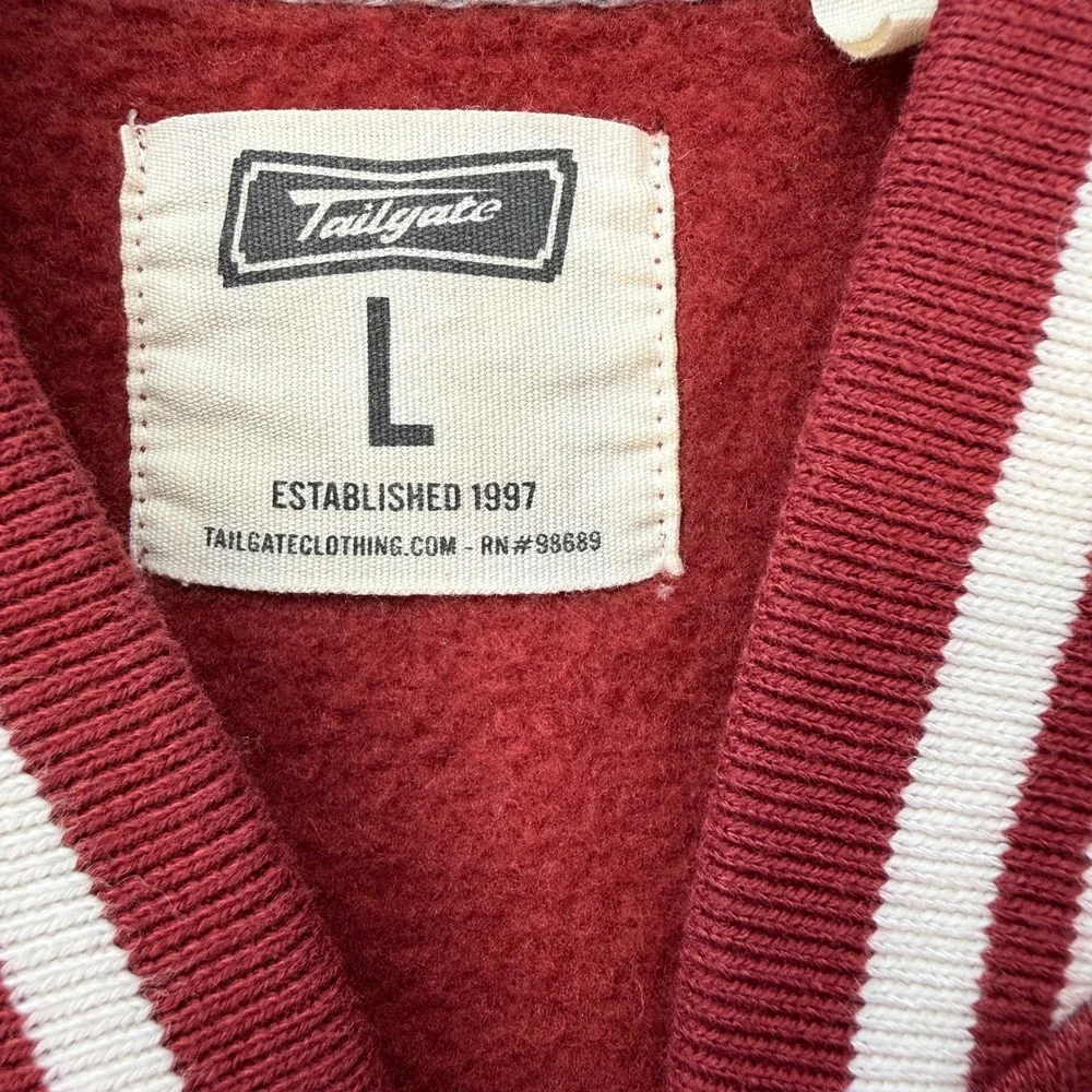 Tailgate Oklahoma Sooners Jacket Mens L Regular Sporty Collegiate Gameday